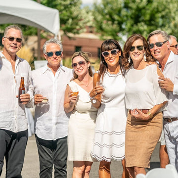 the beauty is in the giving: privé's sponsorship of evening en blanc