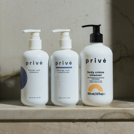 prive blonde rush conditioner conditioner - blonde rush shampoo & conditioner + body cleanser