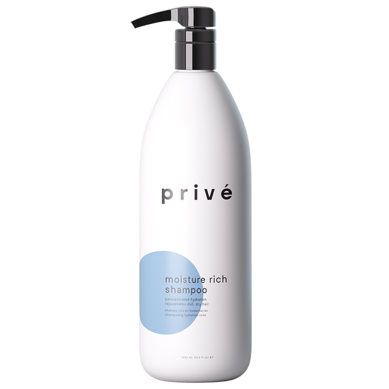 privé pro moisture rich shampoo - liter size