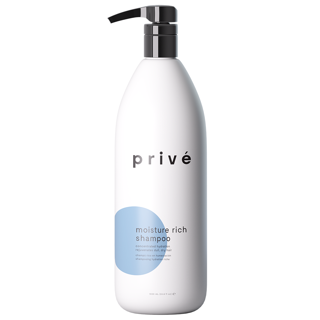 privé pro moisture rich shampoo - liter size