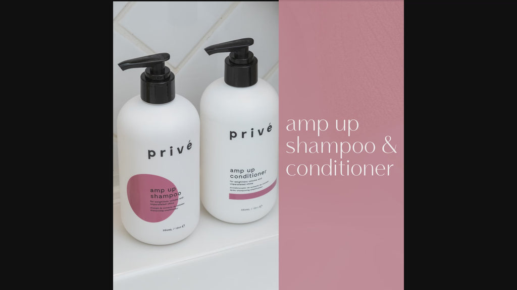 amp up shampoo privé products